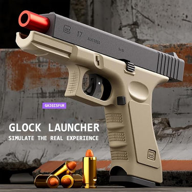 AUTOMATIC SHELL EJECTION SOFT BULLET GLOCK GUN